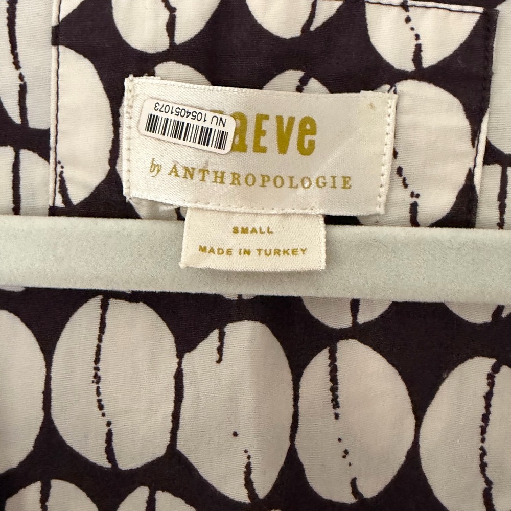 Maeve Anthropologie Cotton Printed Midi Dress Small - Picture 5 of 5